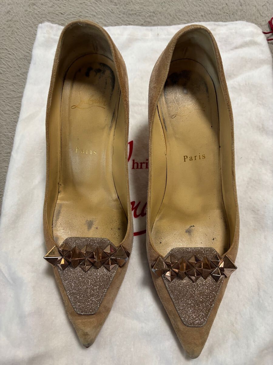 パンプス　ルブタン　37センチ　中古