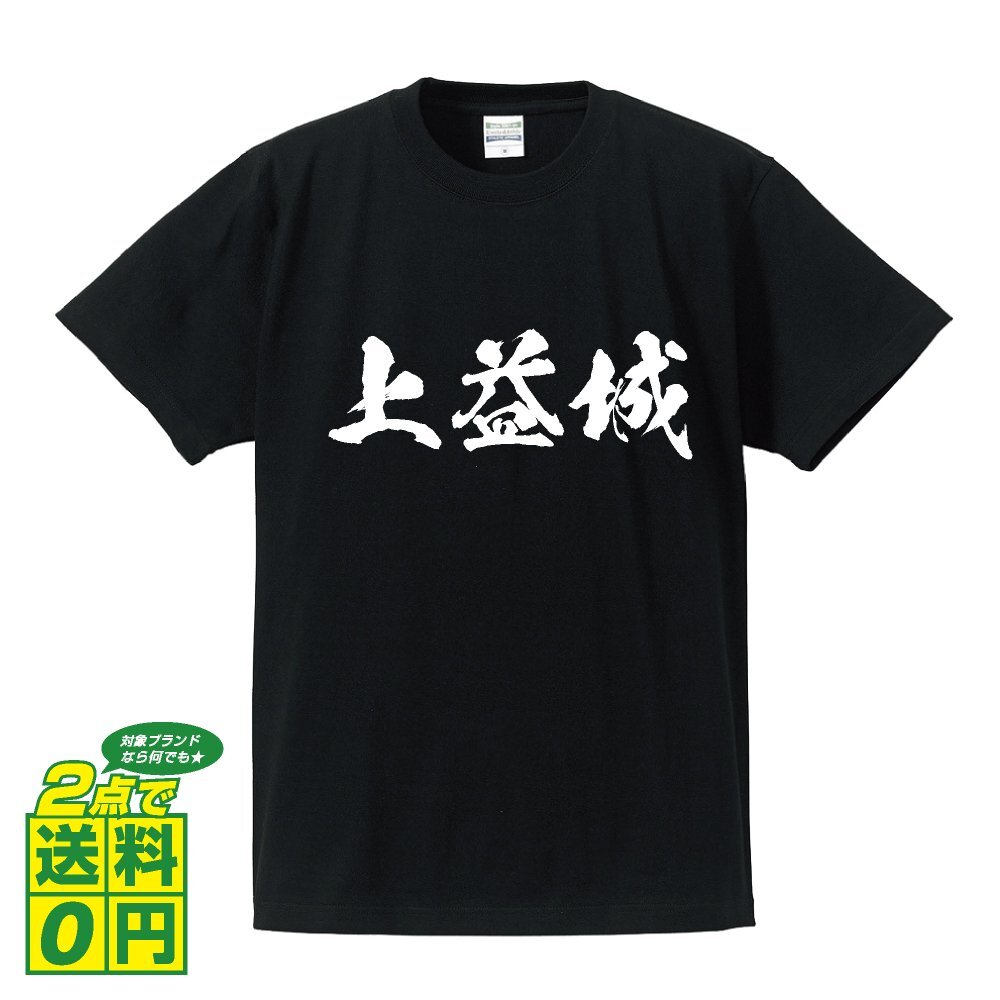 上益城 書道家が書く デザイン Tシャツ 【 熊本 】 メンズ レディース キッズ