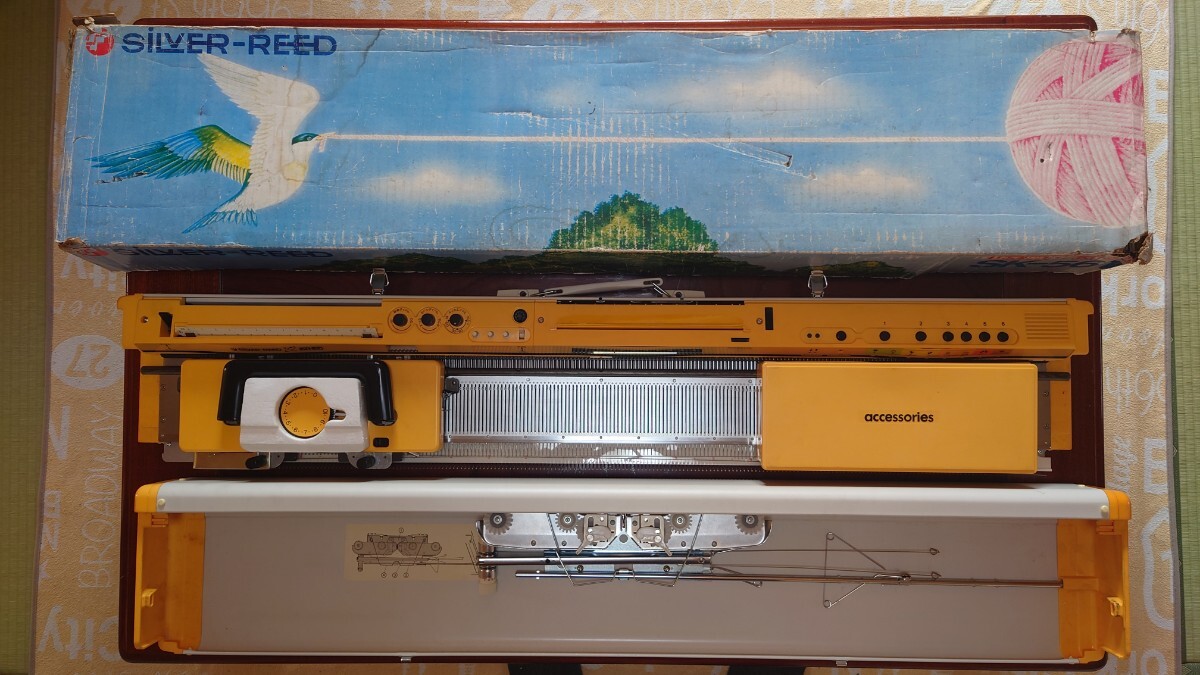 長期保管品 SK-561編み機 シルバーリード SILVER REED 編物