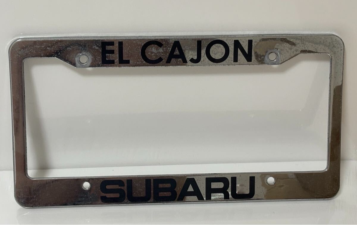 USDM US ライセンスフレーム SUBARU ナンバー フレーム カルフォルニア　送料込み　売り切りスタート！_画像5
