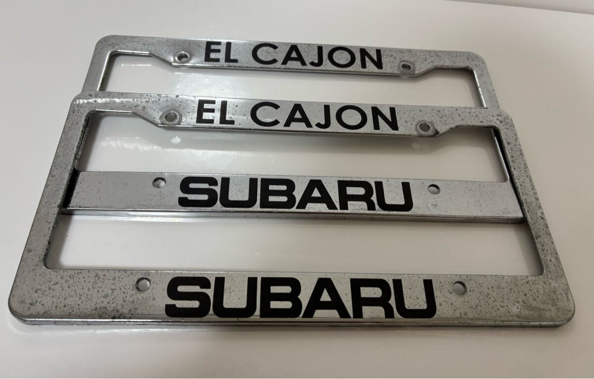 USDM US ライセンスフレーム SUBARU ナンバー フレーム カルフォルニア　送料込み　売り切りスタート！_画像1