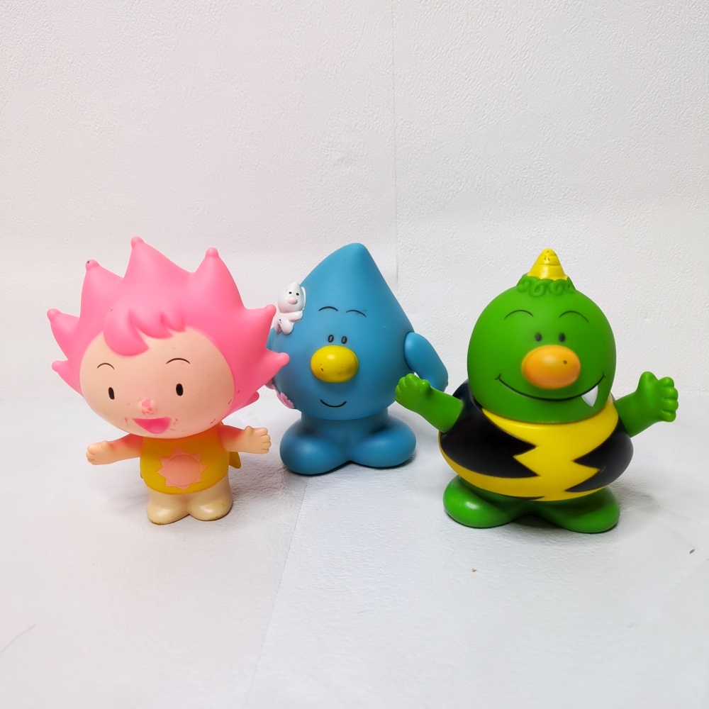 希少 ひらけ!ポンキッキ おてんきボーイズ ソフビ フィギュア 希少 ひらけ!ポンキッキ おてんきボーイズ ソフビ フィギュア