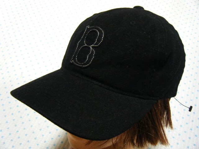 ブリクストン　BRIXTON　BIG B MP CAP　カジュアル用ベースボールキャップ・帽子　黒色　サイズ FREE　レザーバンド調整　ストレッチ機能
