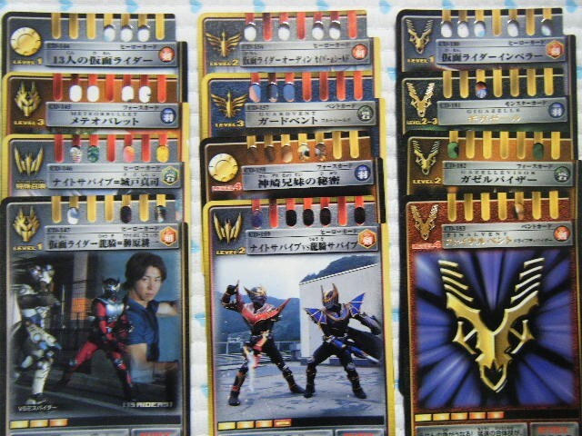 バンダイ 仮面ライダー龍騎 カードダス アドベントカード 12種12 バンダイ 仮面ライダー龍騎 カードダス アドベントカード 12種12