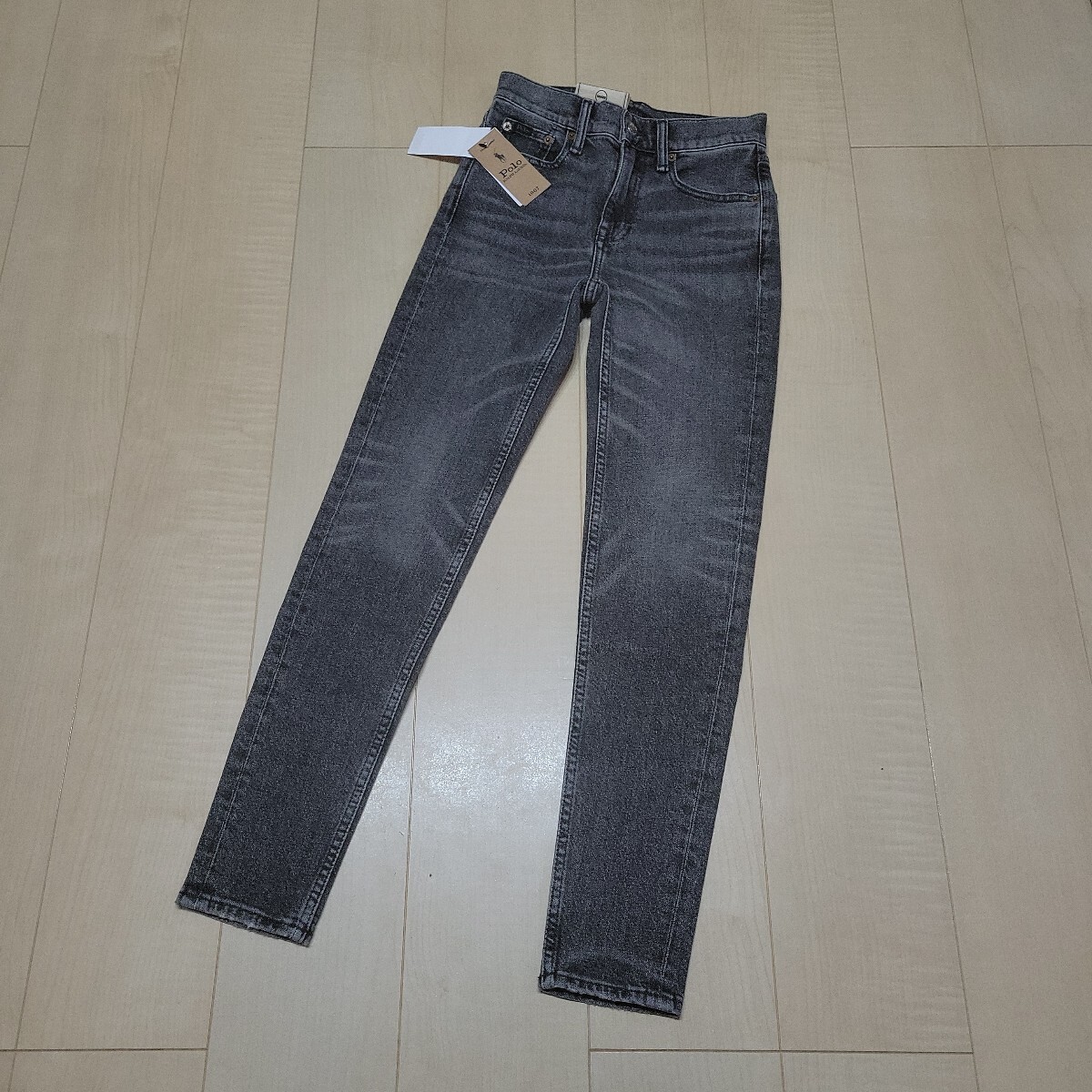 ★未使用POLO RALPH LAUREN ブラックデニム TOMPKINS ラルフローレン