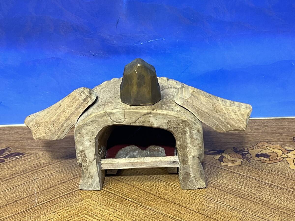 光峰作 木彫 日本 彫刻品 加賀獅子頭 共箱 縁起物 魔除け 名物 光峰作 木彫 日本 彫刻品 加賀獅子頭 共箱 縁起物 魔除け 名物