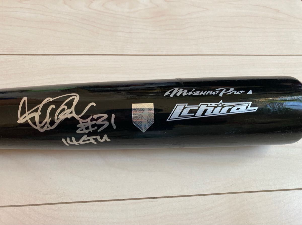 イチロー 2014年 ヤンキース 実使用バット 直筆サイン入り 証明 イチロー 2014年 ヤンキース 実使用バット 直筆サイン入り 証明