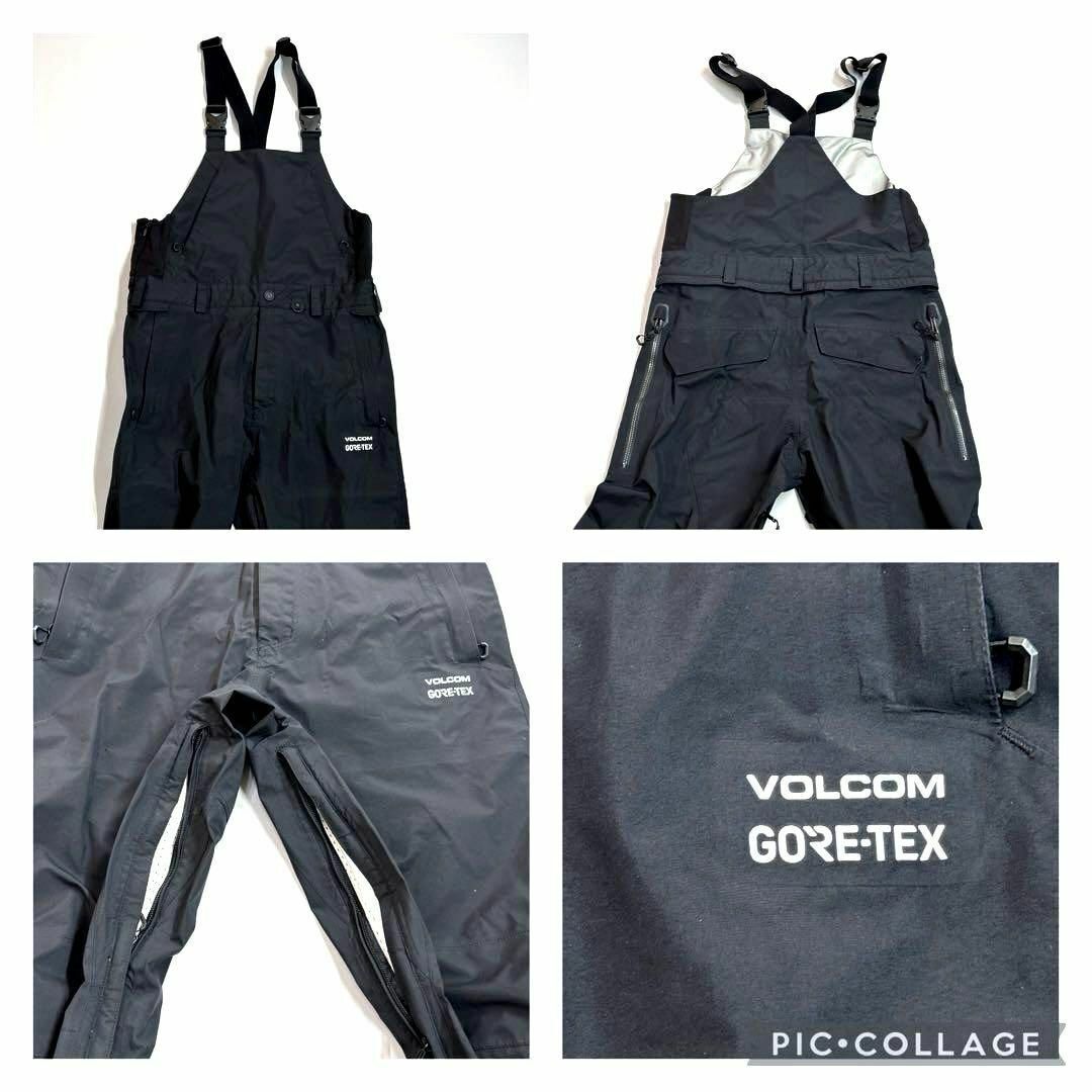訳あり☆ボルコム スノボ ビブパンツ ゴアテックス 日本M程度 訳あり☆ボルコム スノボ ビブパンツ ゴアテックス 日本M程度