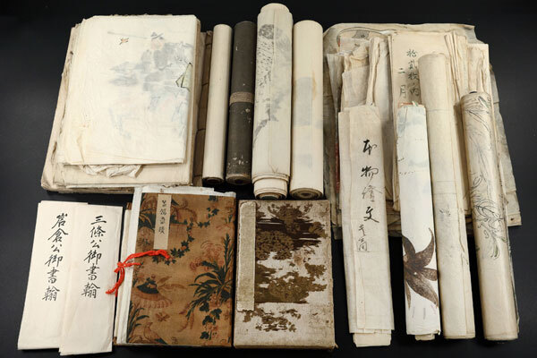 江戸期 『 岡崎藩 絵師 鷹部屋春鳩の古文書 』 日記 粉本 愛知 江戸期 『 岡崎藩 絵師 鷹部屋春鳩の古文書 』 日記 粉本 愛知