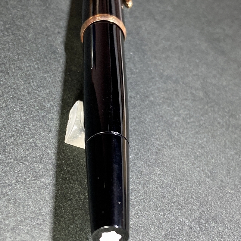送料無料 USED/クラック MONTBLANC 吸入式 万年筆 14K-585