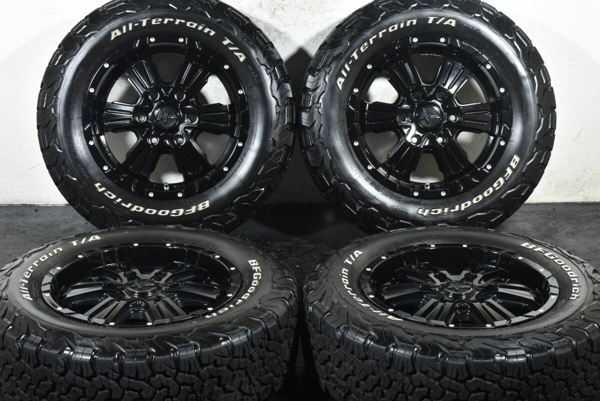 ☆NITRO POWER CROSS CLAW 16インチ☆PCD139.7 6.5J +38☆BFグッドリッチ オールテレーン KO2☆LT215/70R16 100/97R☆トヨタ ハイエース☆