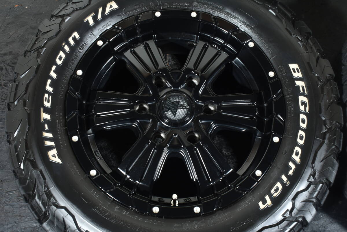 ☆NITRO POWER CROSS CLAW 16インチ☆PCD139.7 6.5J +38☆BFグッドリッチ オールテレーン KO2☆LT215/70R16 100/97R☆トヨタ ハイエース☆