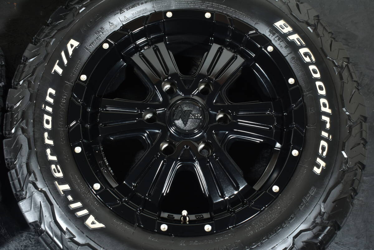 ☆NITRO POWER CROSS CLAW 16インチ☆PCD139.7 6.5J +38☆BFグッドリッチ オールテレーン KO2☆LT215/70R16 100/97R☆トヨタ ハイエース☆