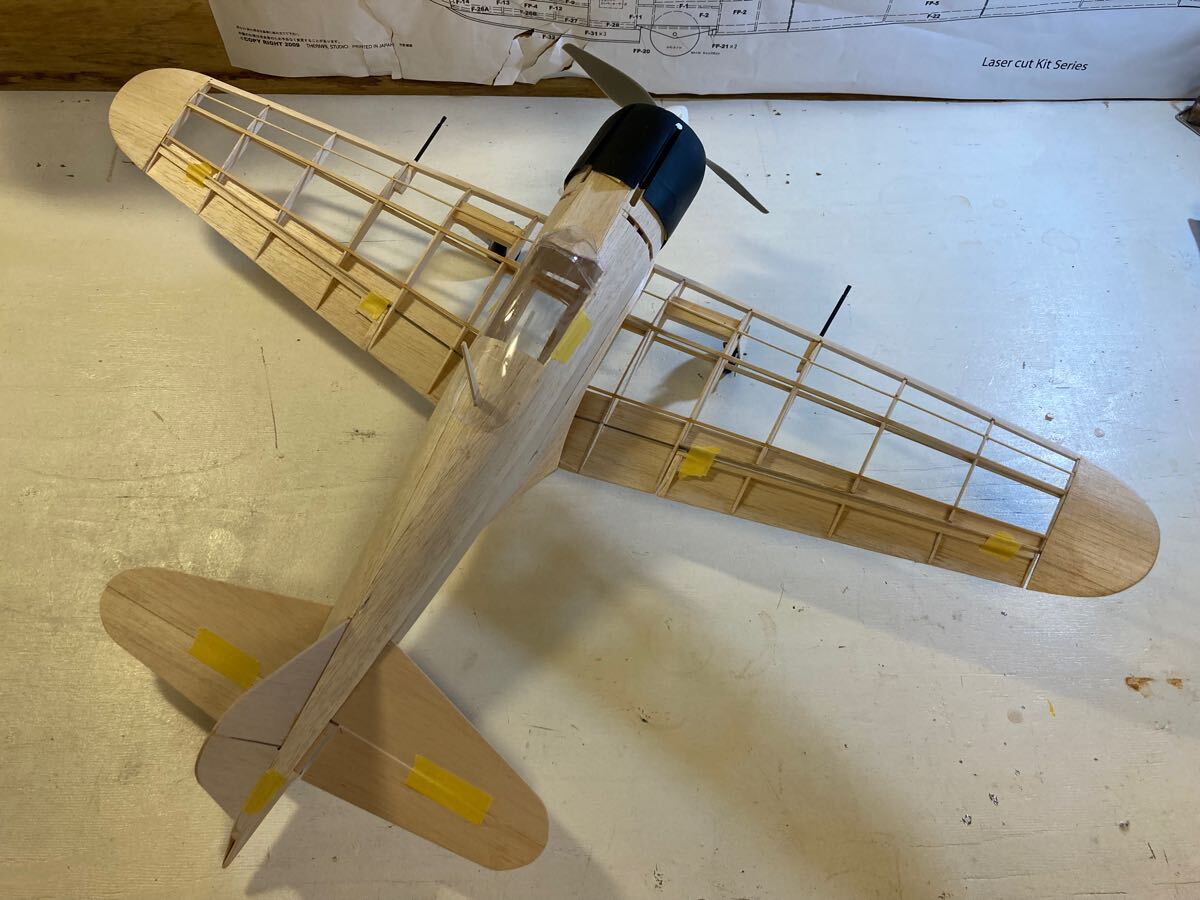 daisukeaircraft 零戦21型 翼幅840mm 生地完成品