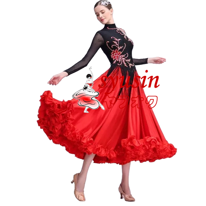 【予約販売】本 ☆新品☆ 社交ダンス衣装 モダン レディース用社交ダンス衣装 社交ダンス
