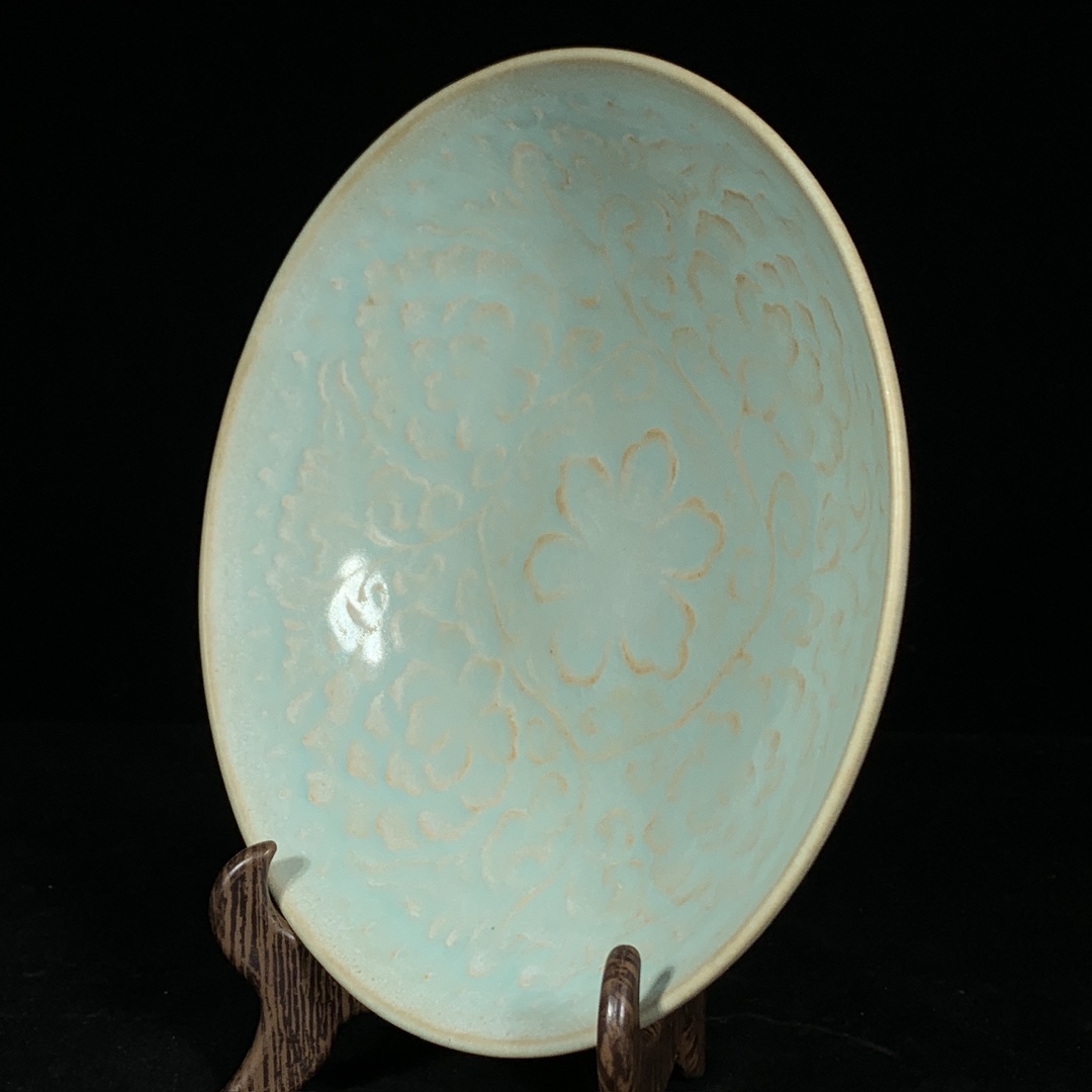 鉢■鈞窯 古い青磁 平鉢 希少 菓子器 古碗 古玩 唐物 時代物 骨董品■ 鉢□鈞窯 古い青磁 平鉢 希少 菓子器 古碗 古玩 唐物 中国 古