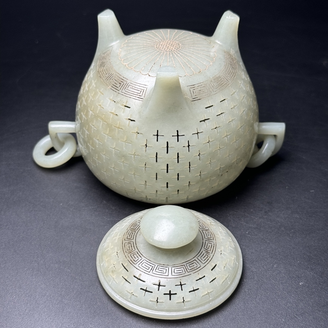 年末のプロモーション大特価! 雲嶋】中国古玩 中国美術 唐物 清朝期 古青金石塗金彫り 御用獣 その他