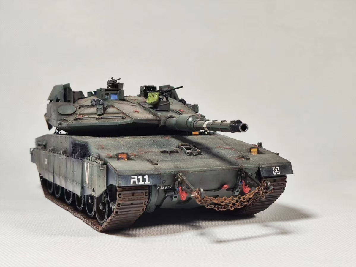 1/35 イスラエル国防軍 メルカバーmk.4m主力戦車 塗装済完成品_画像8