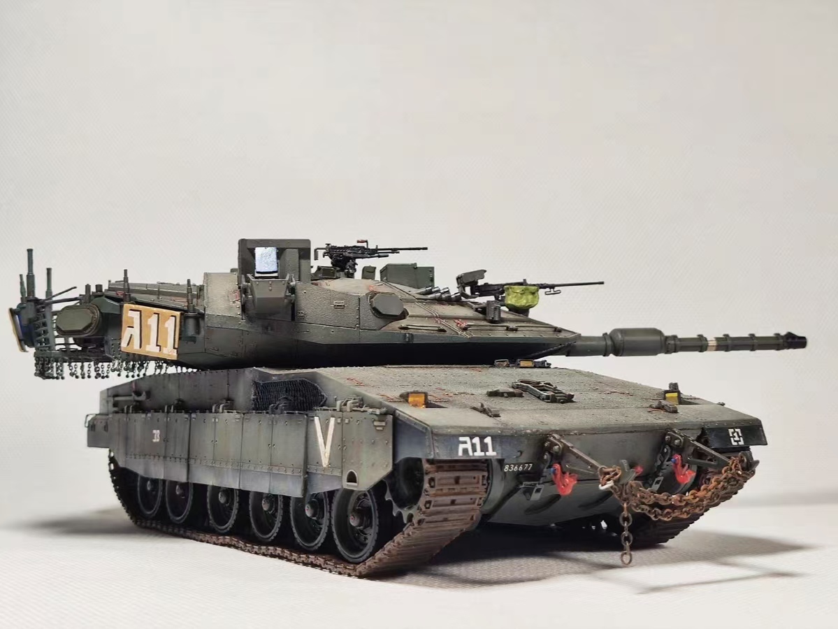1/35 イスラエル国防軍 メルカバーmk.4m主力戦車 塗装済完成品_画像2