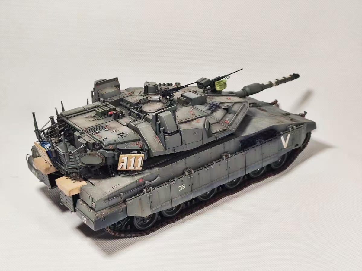 1/35 イスラエル国防軍 メルカバーmk.4m主力戦車 塗装済完成品_画像4