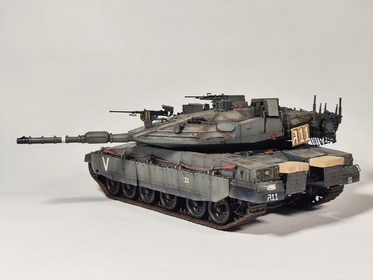 1/35 イスラエル国防軍 メルカバーmk.4m主力戦車 塗装済完成品_画像3
