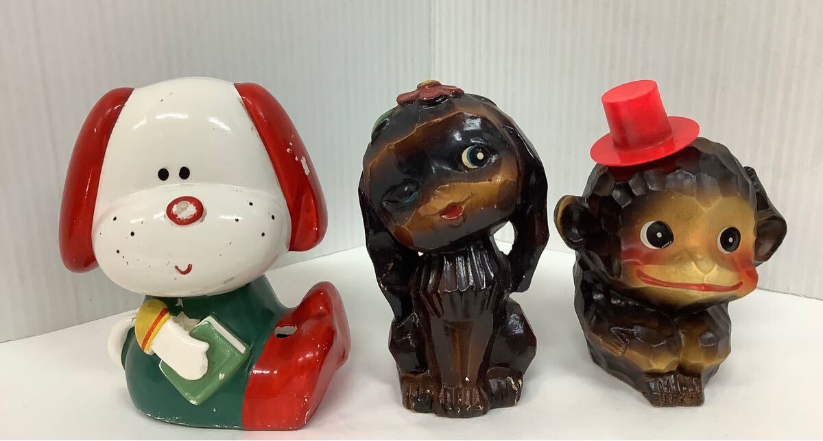 当時物 昭和レトロ キューピー 人形 ソフビ モンチッチ 貯金箱 当時物 昭和レトロ キューピー 人形 ソフビ モンチッチ 貯金箱
