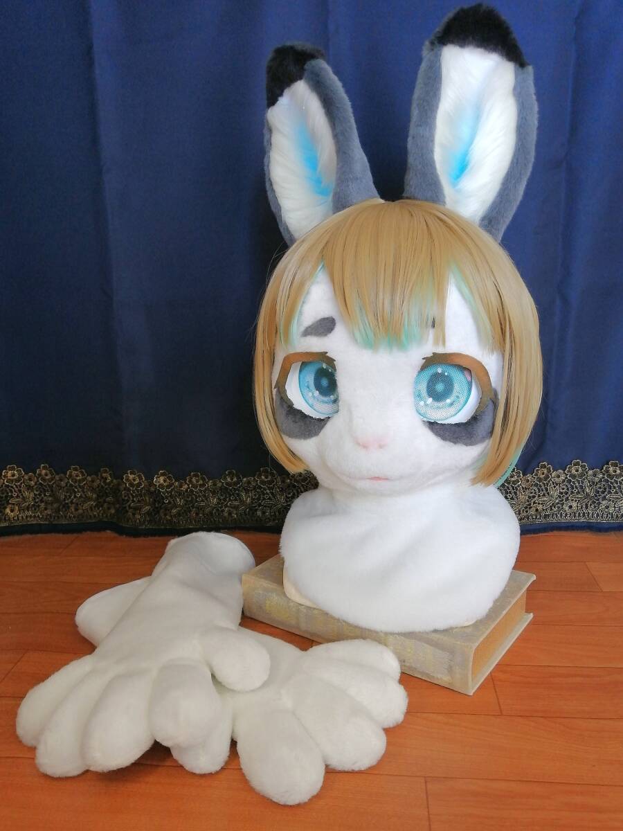 着ぐるみ、ヘッド、ケモノ、fursuit、ウサギ、ハーフ、ハーフ 着ぐるみ、ヘッド、ケモノ、fursuit、ウサギ、ハーフ、ハーフ