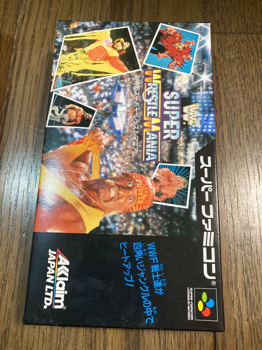スーパーファミコン　新品　未使用　WWFスーパー・レッスルマニア　 SFC ソフト