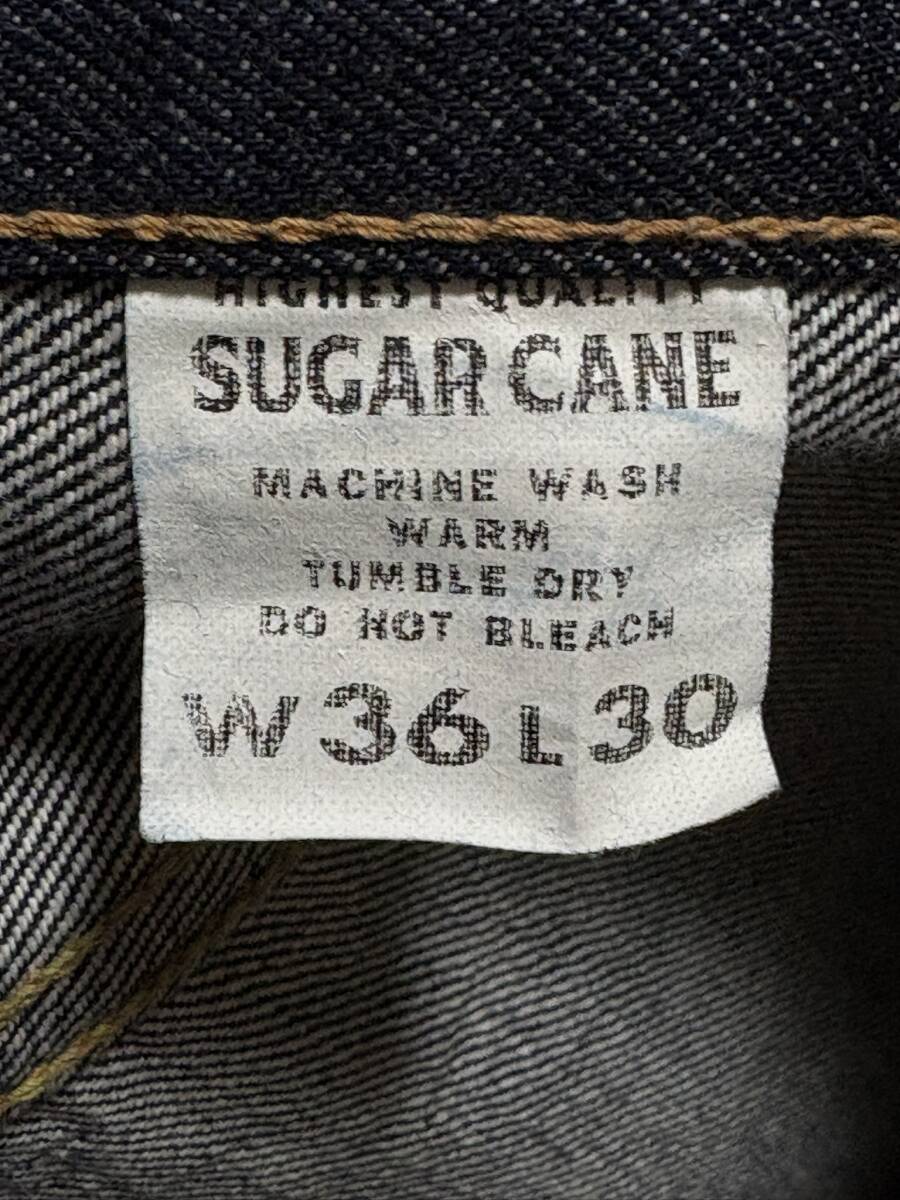 ※東洋エンタープライズ SUGAR CANE シュガーケーン LOT 2021 SC42021 セルビッチ デニムパンツ 濃紺 大きいサイズ 36 　　　 BJBE.A