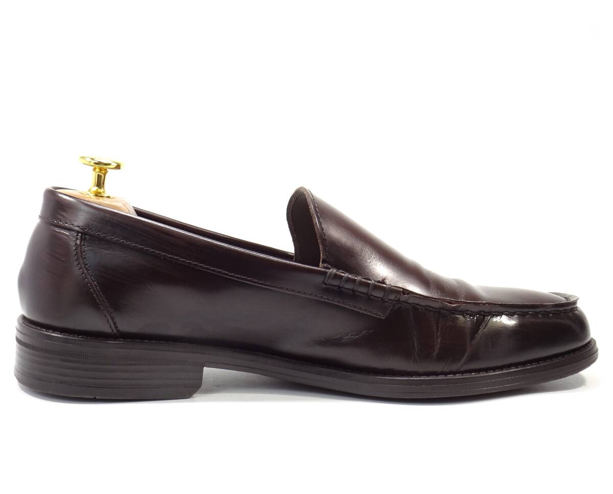  быстрое решение GIANCARLO MORELLI 26.5cm Loafer Jean karuro*mo rely чай Brown натуральная кожа бизнес натуральная кожа мокасины джентльмен обувь Van p ходить на работу фирма 