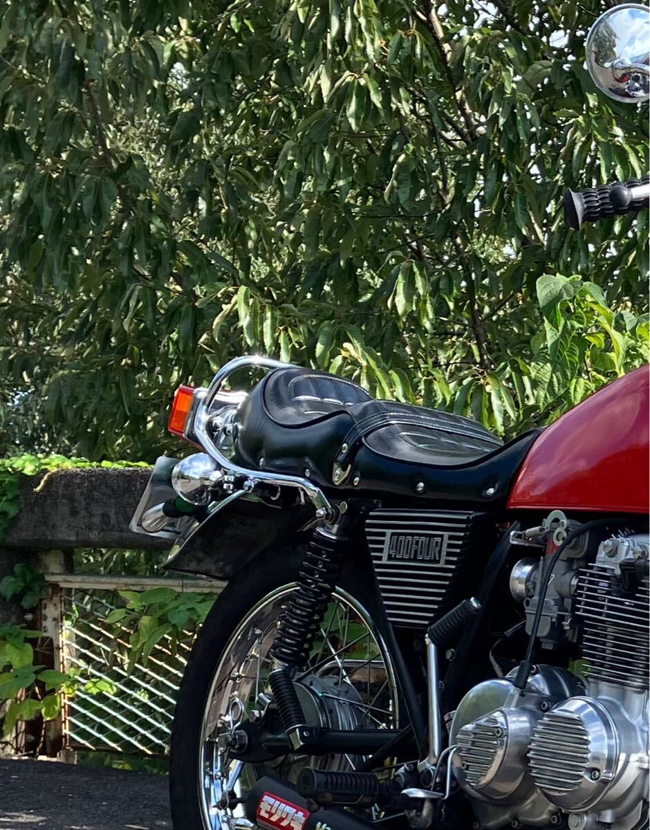 ☆ホンダ CB400F シート 猫背藤森使用☆ヨンフォア ☆ホンダ CB400F シート 猫背藤森使用☆ヨンフォア