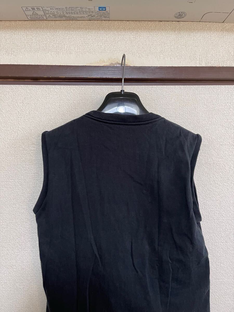 [ letter pack почтовый сервис плюс соответствует ]NUMBER NINE Number Nine TANK TOP майка ROCK\'N ROLL SUICIDE NO SLEEVE TEE BLACK черный чёрный цвет 