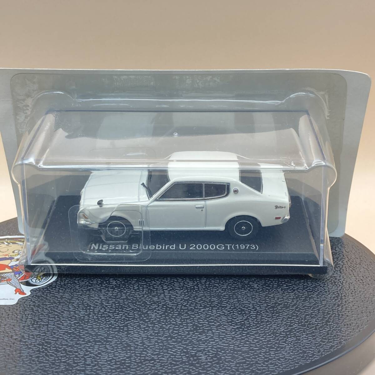 未開封 1/43 アシェット 国産名車コレクション ニッサン ブルーバード U 2000GT(1973) 日産 NISSAN BLUEBIRD ホワイト WHITE ダイキャスト