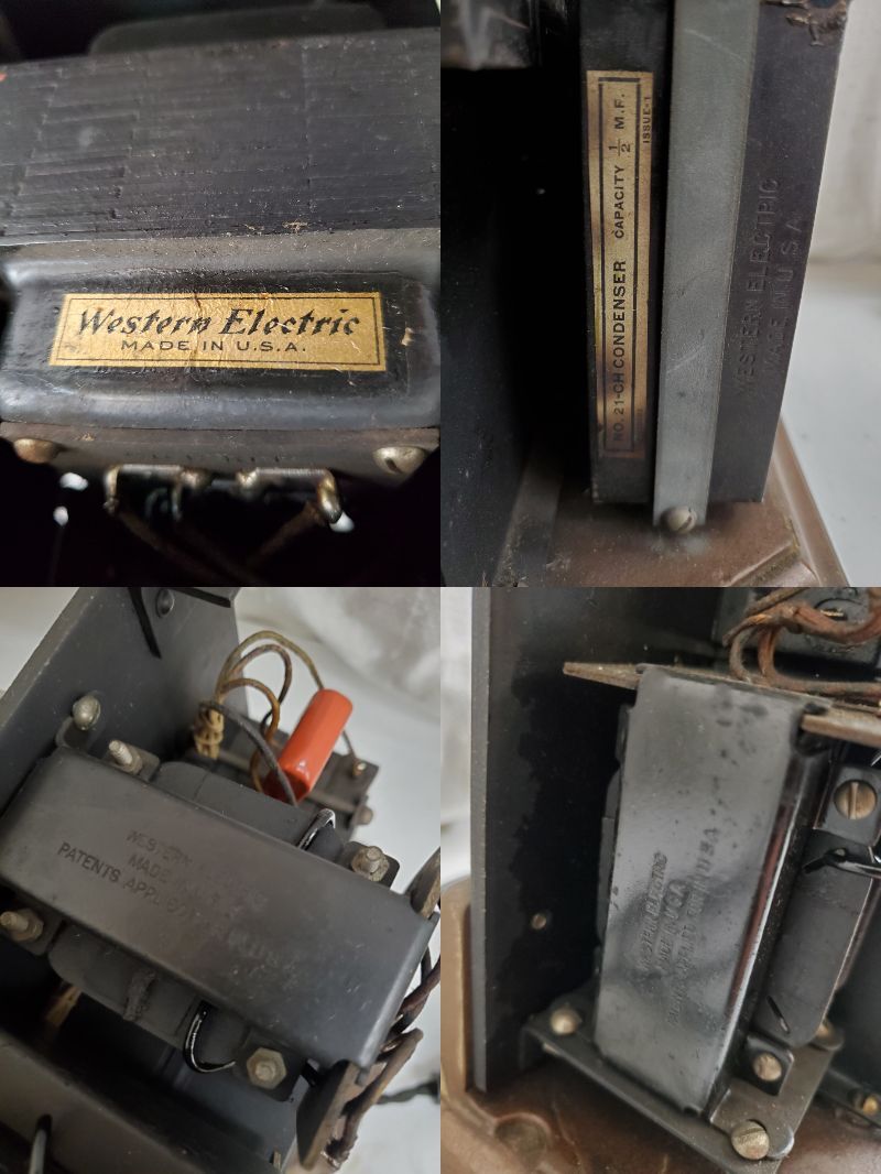 2台セット Western Electric 25-B】 真空管 モノラルアンプ 2台セット Western Electric 25-B】 真空管 モノラルアンプ