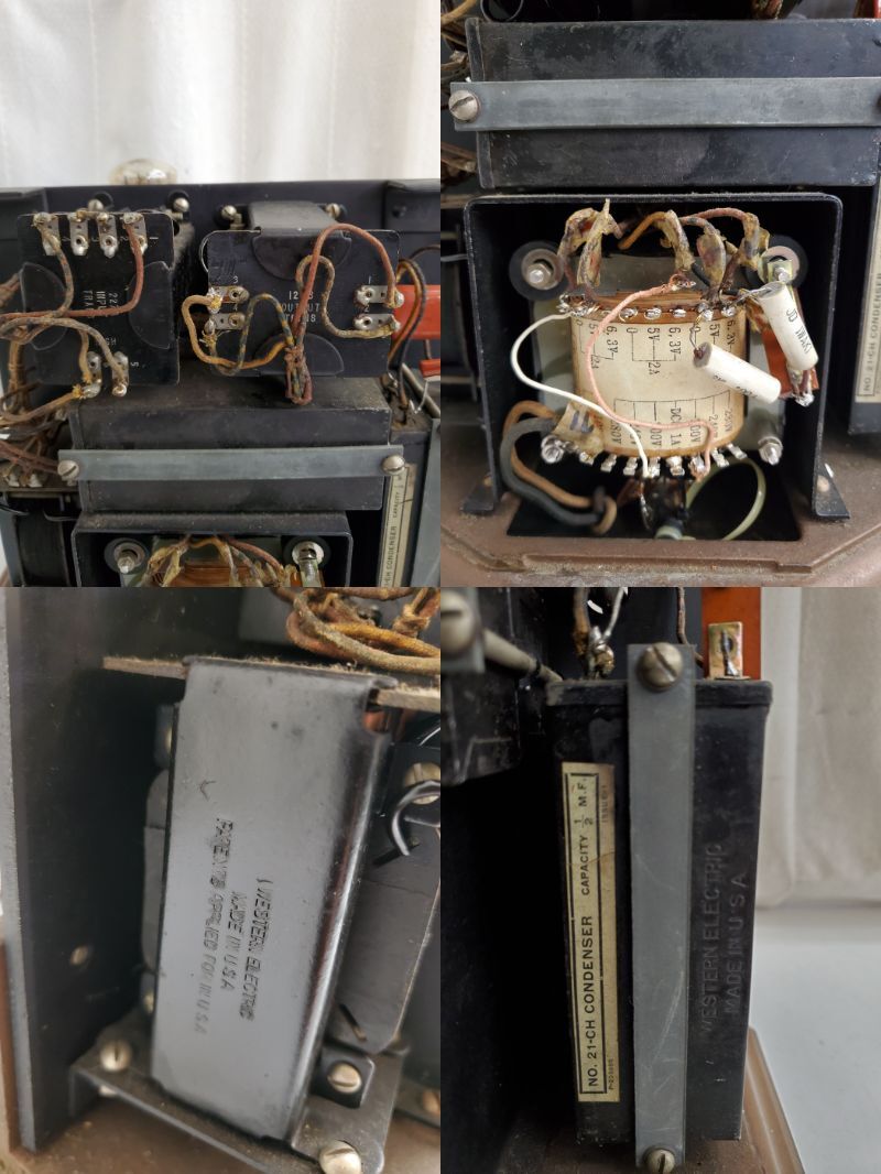 2台セット Western Electric 25-B】 真空管 モノラルアンプ 2台セット Western Electric 25-B】 真空管 モノラルアンプ
