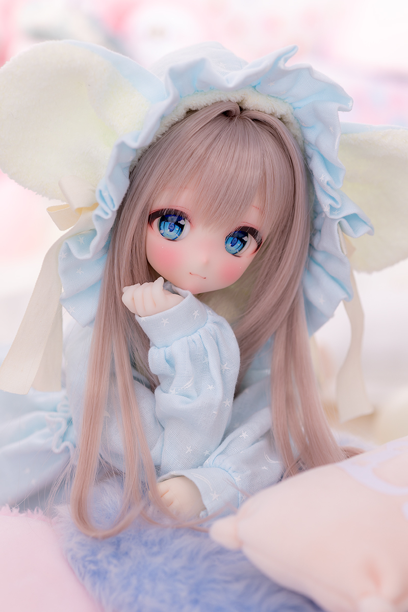 【数々のアワードを受賞】 プチリボン】DDH-27 セミホワイト肌 カスタムヘッド+おまけ自作 パーツ