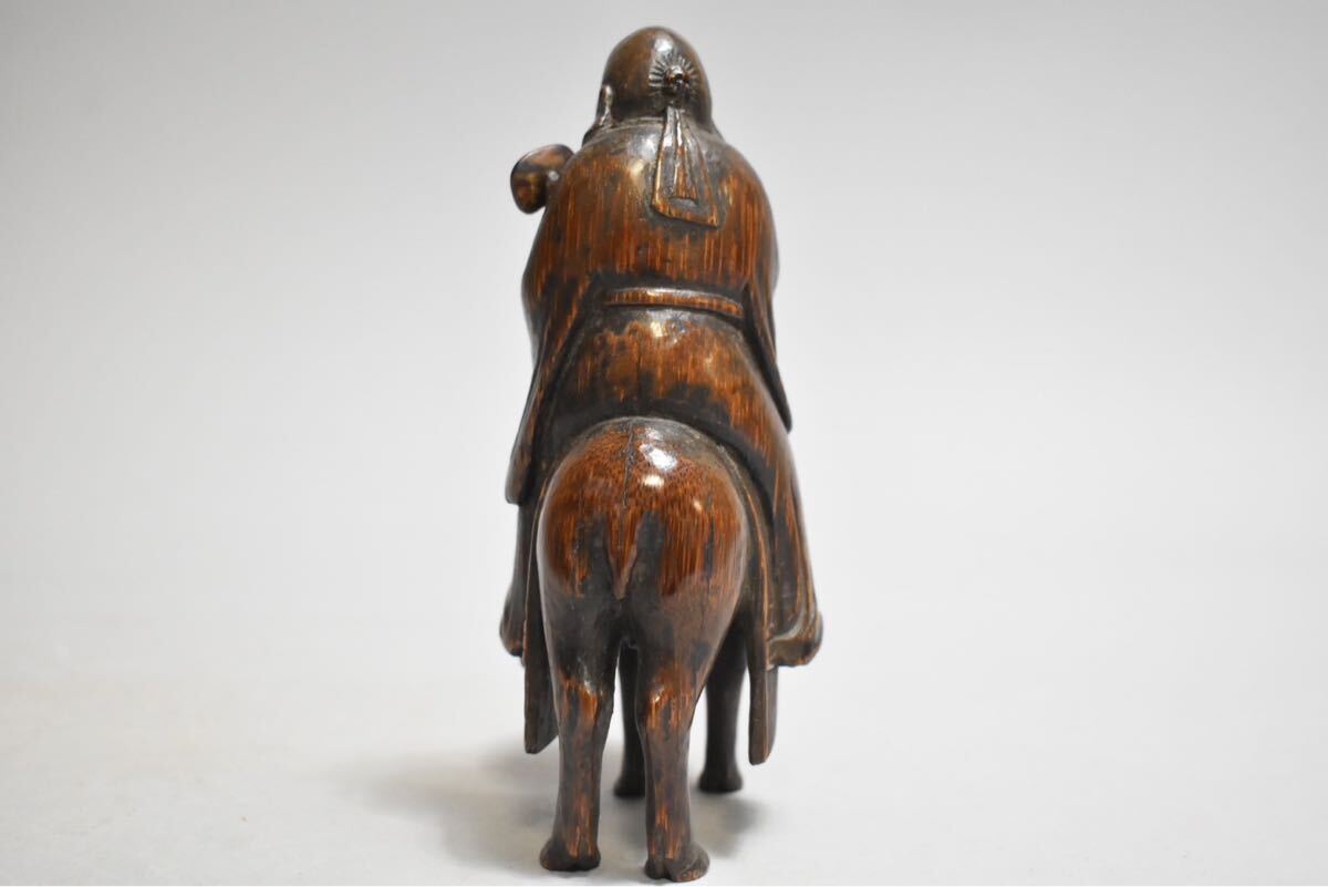 時代 竹根彫 寿老人 九峰刀 送料込み0124 美術品・アンティーク 時代 竹根彫 寿老人 九峰刀 送料込み0124 美術品・アンティーク