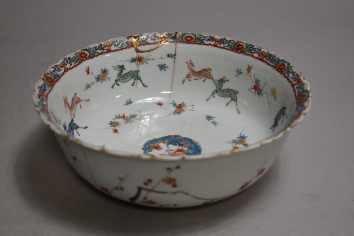 英】A141【有田 肥前コレクター委託】時代 色鍋島角皿4件 日本 英】A141【有田 肥前コレクター委託】時代 色鍋島角皿4件 日本
