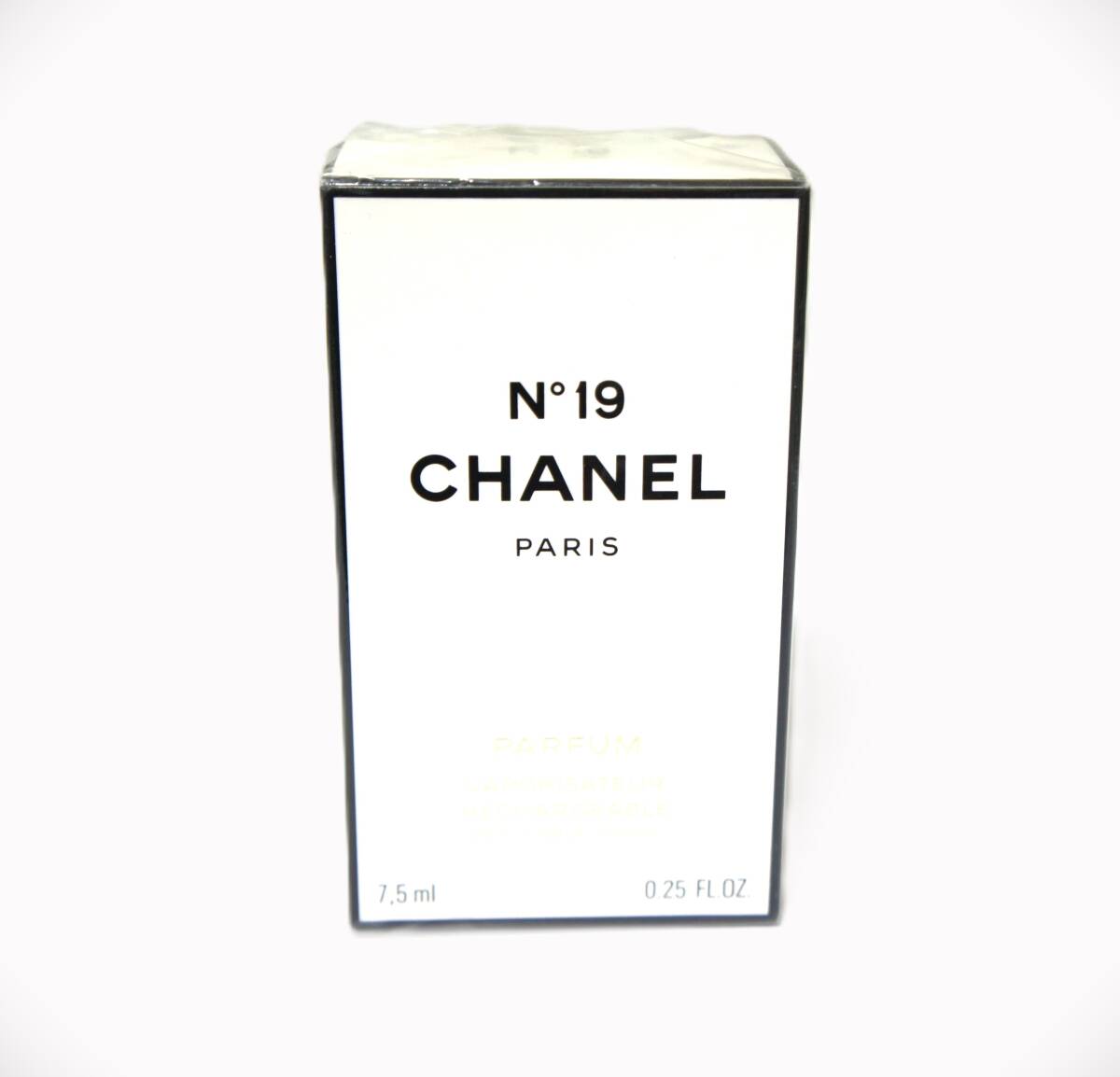 7-43.CHANEL N°19 PARFUM VAPORISATEUR 7.5ml Chanel номер 19 Pal famva поли The ta-7.5ml нераспечатанный товар 