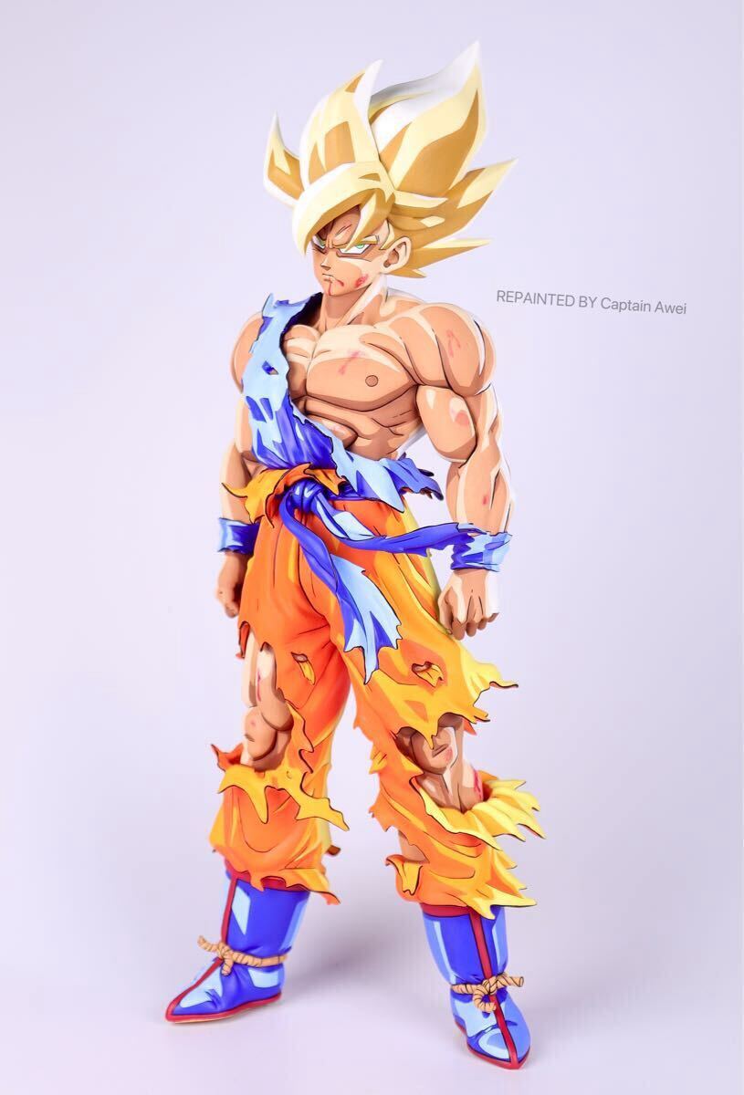 ドラゴンボールフィギュア 伝説の超サイヤ人 孫悟空 リペイント ドラゴンボールフィギュア 伝説の超サイヤ人 孫悟空 リペイント