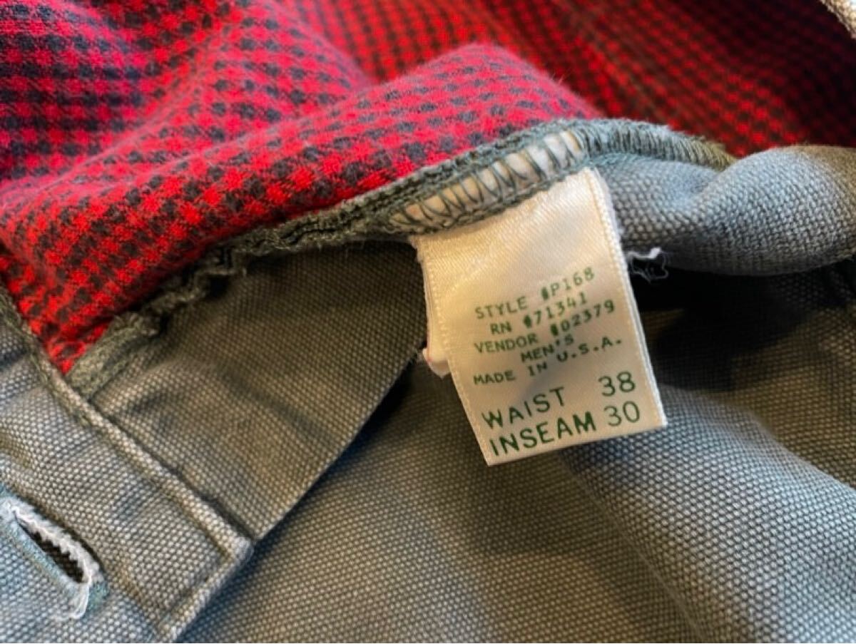 USA製 80s L.L.BEAN DUCK PANTS USA ビンテージ エルエルビーン ダック イージー パンツ エディーバウアー カーハート チノ ペインター