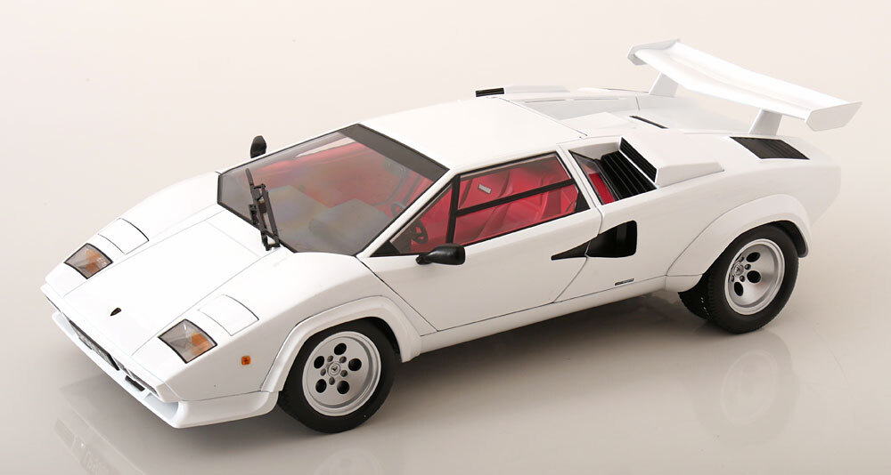 ＜予約品＞　KK scale 1/12 Lamborghini Countach LP 5000S QV 1985　ホワイト 　ランボルギーニ　カウンタック　ダイキャスト製　ミニカー