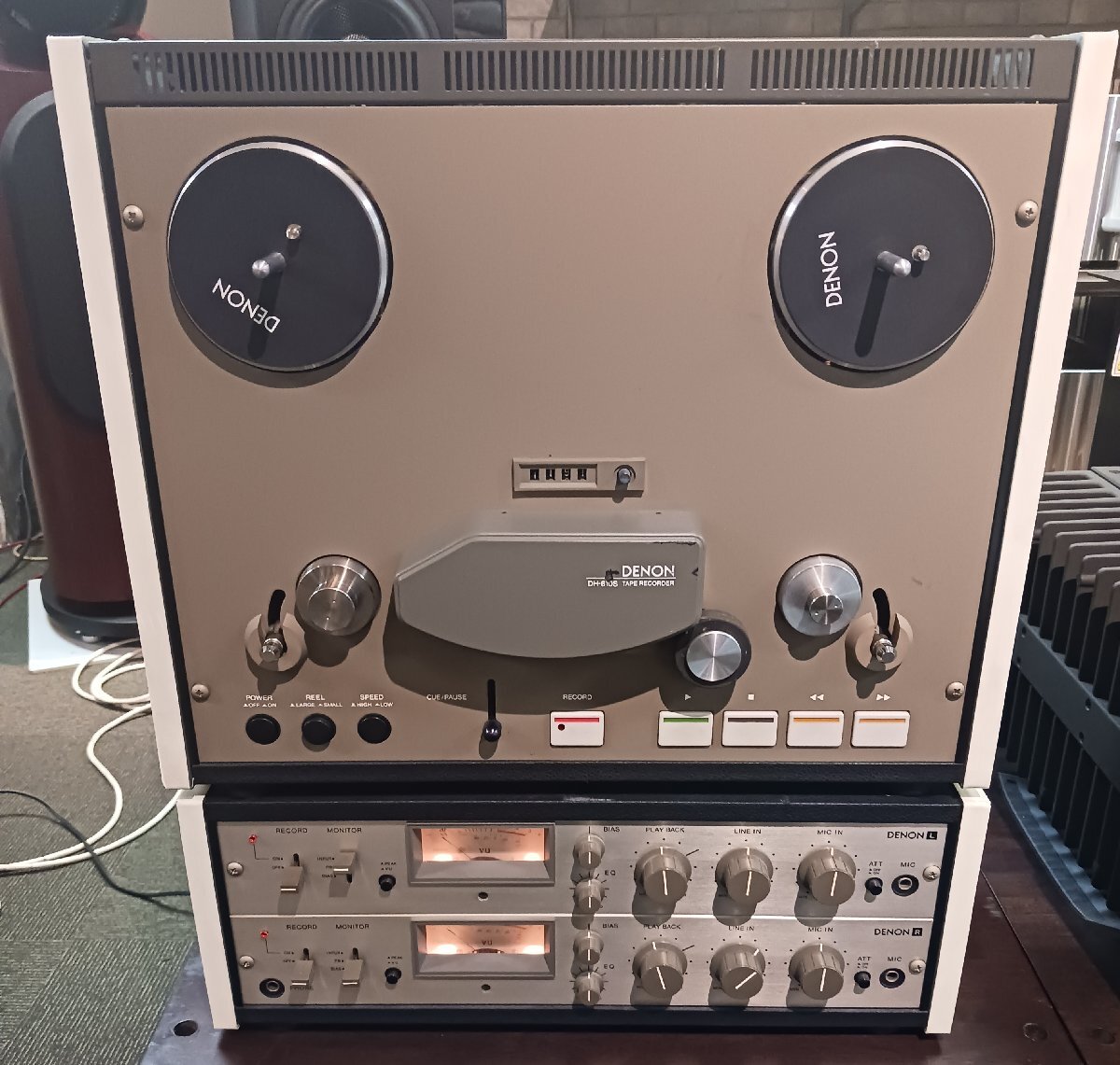 DENON DH-610S デノン オープンリールデッキ 現状品 2個口発送 DENON DH-610S デノン オープンリールデッキ 現状品 2個口発送