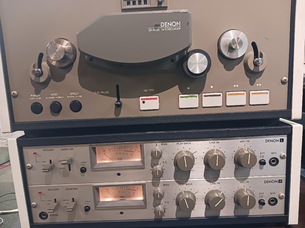 DENON DH-610S デノン オープンリールデッキ 現状品 2個口発送 DENON DH-610S デノン オープンリールデッキ 現状品 2個口発送