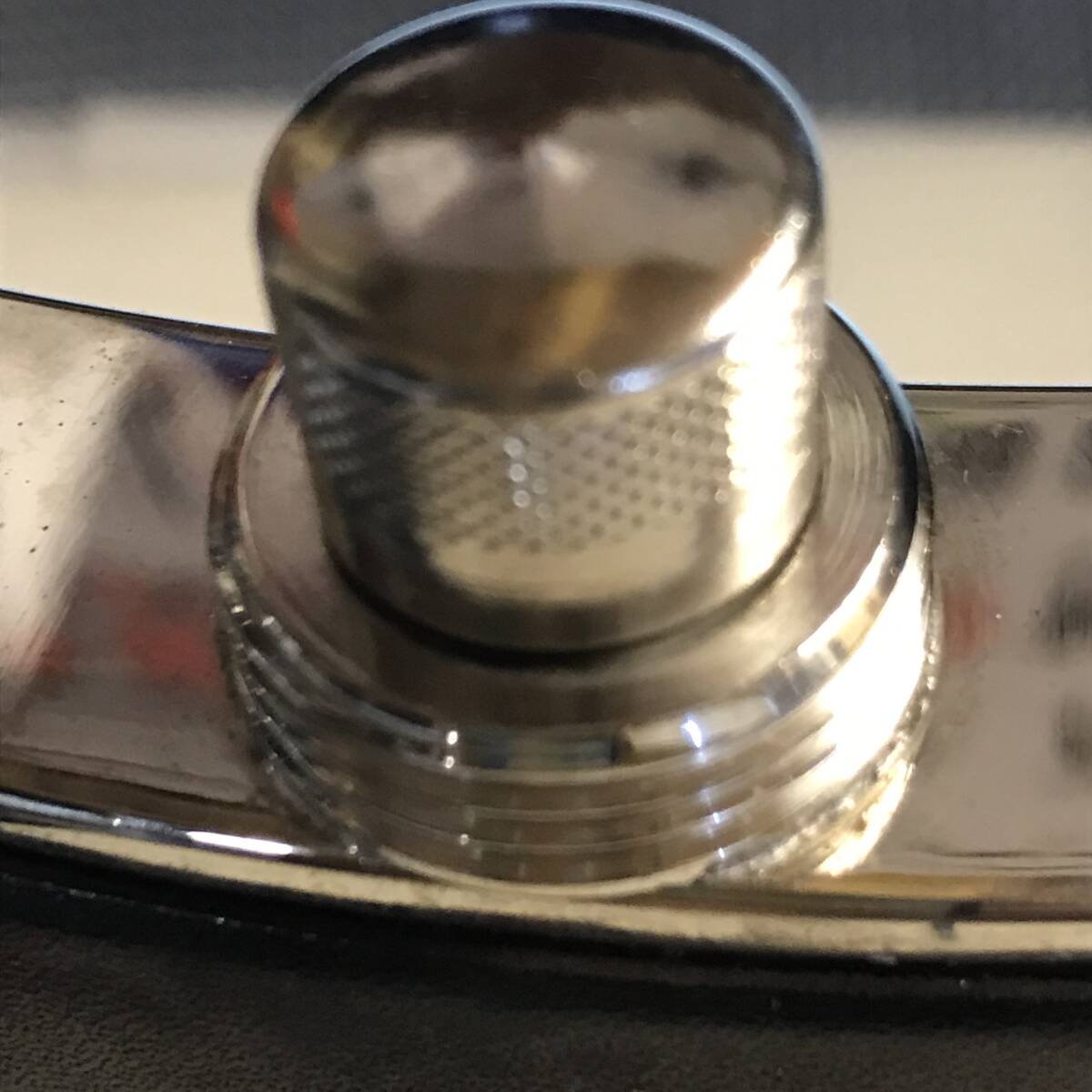 中古 ビンテージ 西ドイツ製 TIN-LINED スキットル ウイスキーボトル 長期保管品 @10W_画像5