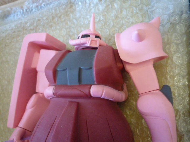 1/72 組立式 ソフビ モビルスーツ 機動戦士ガンダム MS-06 シャア専用ザク Ⅱ フィギュア 現状渡し品 同梱不可