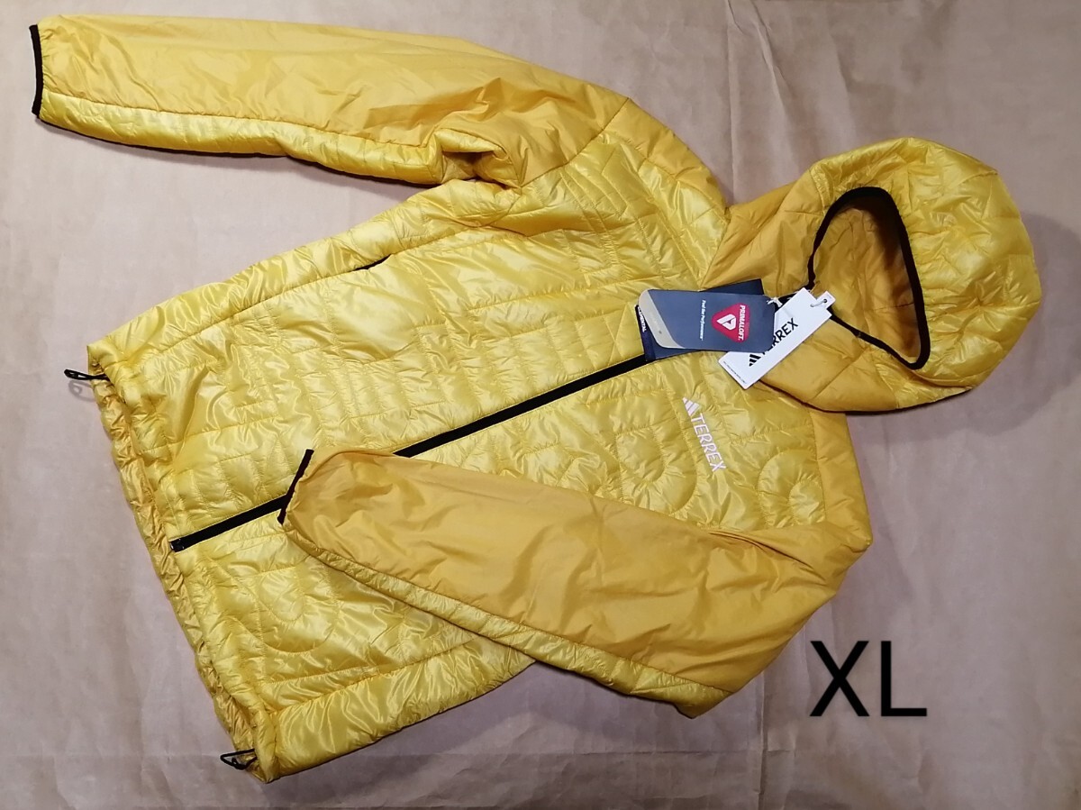 adidas アディダス/TERREX XPERIOR VARILITEインサレーションパデッドジャケット イエロー XL(IB1094 PRYEL)定価28000+税