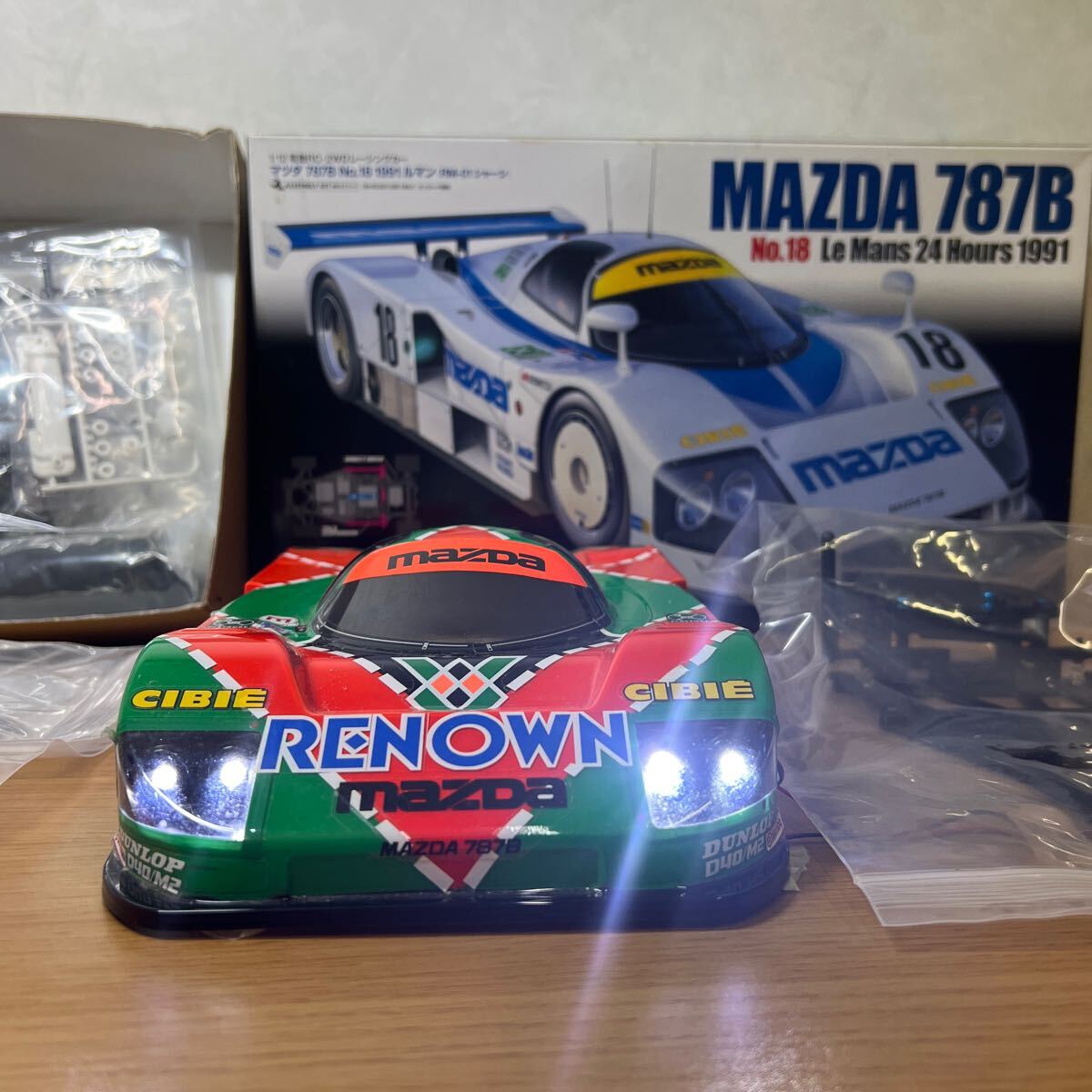 タミヤ 1/12 RC RM-01 マツダ787B レナウンチャージマツダ仕様 タミヤ 1/12 RC RM-01 マツダ787B レナウンチャージマツダ仕様