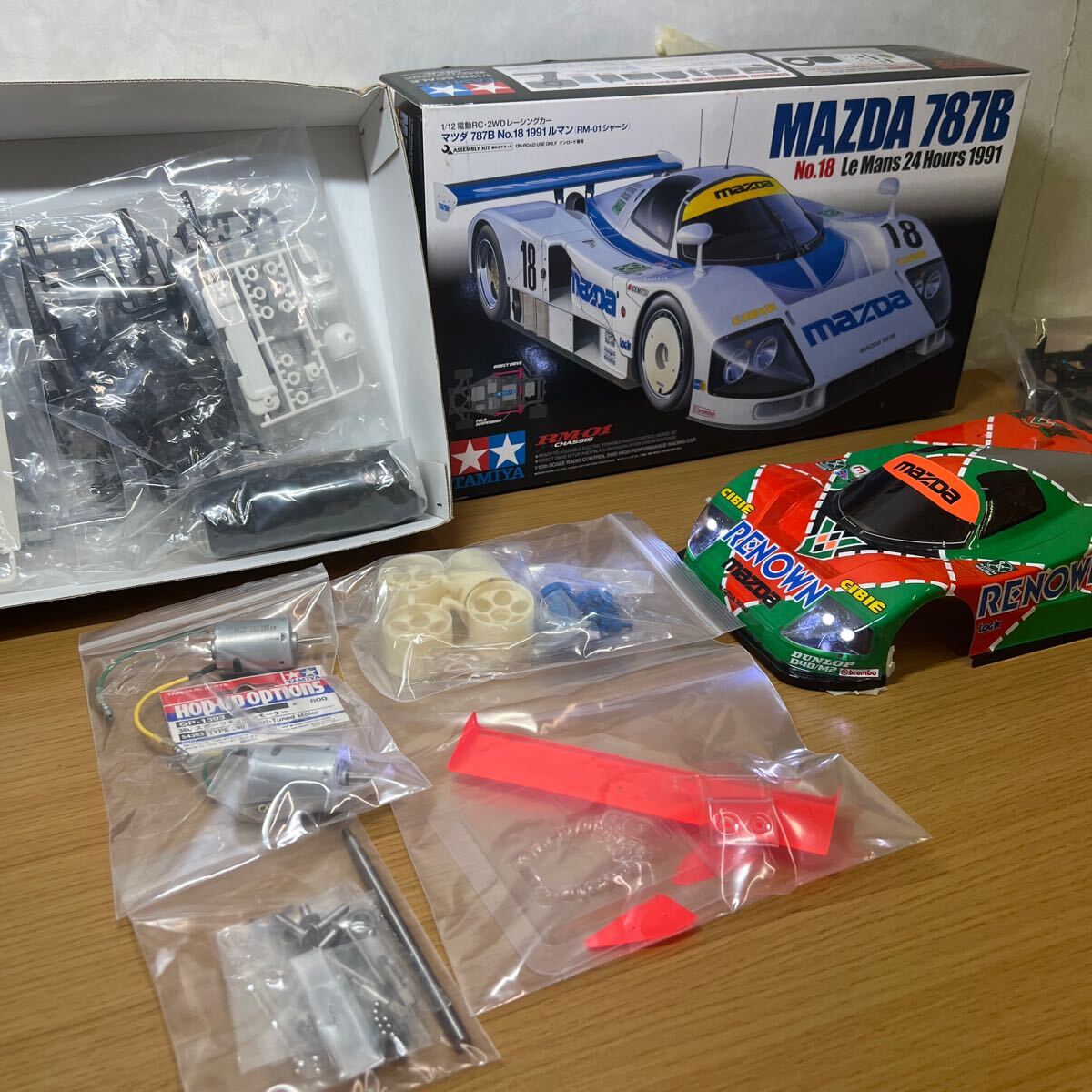 タミヤ 1/12 RC RM-01 マツダ787B レナウンチャージマツダ仕様