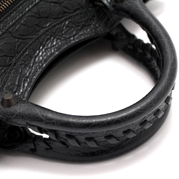  Balenciaga BALENCIAGA LE CITYru City Mini сумка ручная сумочка 2WAY сумка чёрный кожа 806395 [69009]